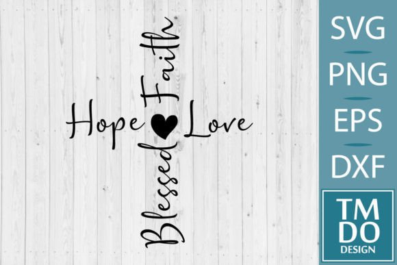 Blessed Christian Cross SVG Faith Hope Review