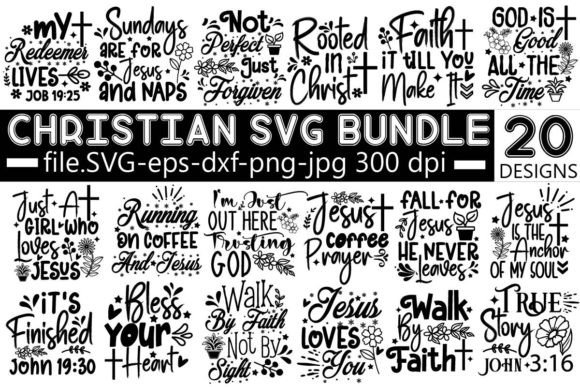 Christian SVG Bundle: A Faith-Filled Embroidery Design for Real Projects