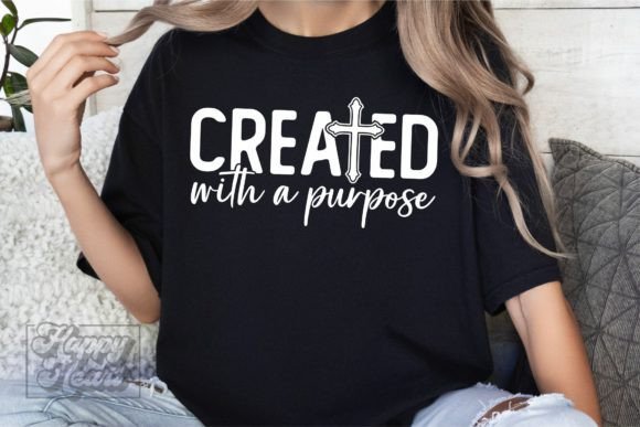 Created with a Purpose SVG - Faith PNG Review