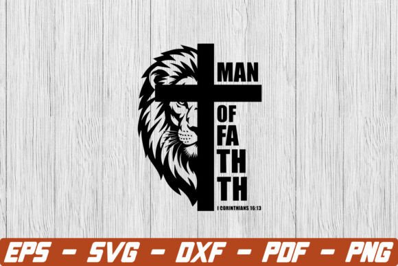 Man of Faith SVG: A Thoughtful Design for Real Embroidery Projects