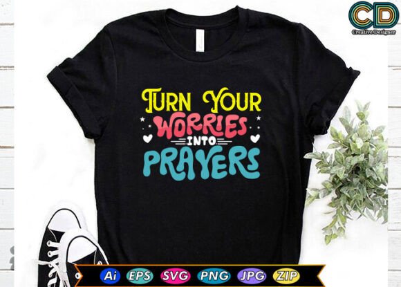 Turn Your Worries Into Prayers Embroidery Design Review