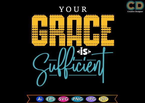 YOUR GRACE IS SUFFICIENT Embroidery Design Review